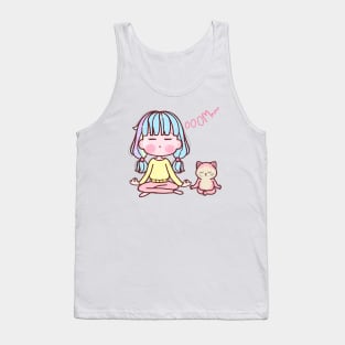 Cat and yoga lover Tank Top